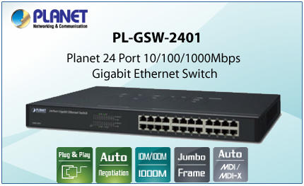 GSD-1008HP - Switch Plug & Play Gigabit Ethernet 10 ports 10/100